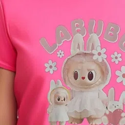 INCLUD Girls Printed Applique T-shirt image 5