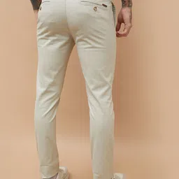 Fame Forever by Lifestyle Men Tapered Fit Low-Rise Pleated Chinos Trousers image 2