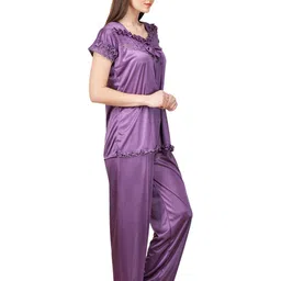PHALIN Women Satin Night suits image 5