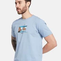 Octave Men Graphic Printed Round Neck T-shirt image 5