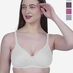 SHYAM SONS FLAIR Pack Of 4 Full Coverage Lightly Padded Bras-picture-49