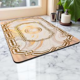 IVAZA Peach 1600 GSM Silicone Bath Rugs-picture-15