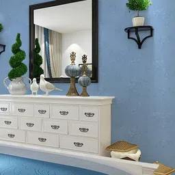 SEKHMET Blue & White Floral & Botanical Printed Decals & Stickers image 3