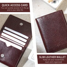 JND Men Textured Leather Card Holder image 5