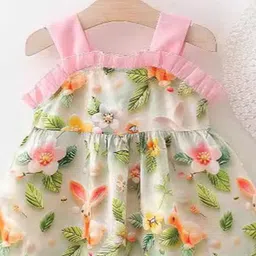 YK Floral Print Fit & Flare Dress image 2