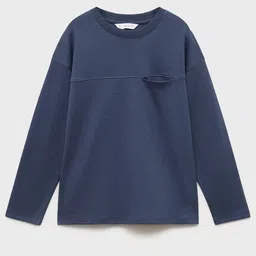 Mango Kids Boys Pure Cotton T-shirt with Chest Pocket-picture-33