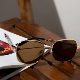 LULU & SKY Women Brown Lens & Brown Round Sunglasses-picture-21