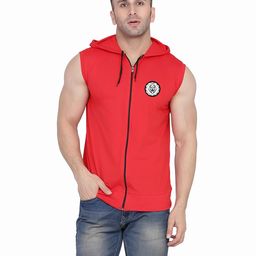 BEYOU FASHION Hooded Sleeveless Slim Fit T-shirt-picture-28