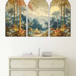 Livin'luxe Multicoloured MDF Other Wall Paintings-picture-34