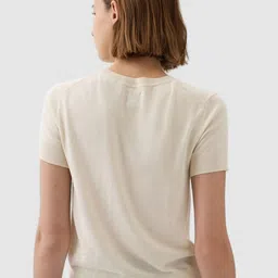 GAP Women Ribbed Round Neck Sweaters image 2