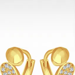 VIVASTRI Women Gold-Plated Alloy Earrings image 1