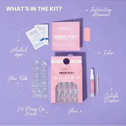 Typsy Beauty Set Of 24 Press Play Instant Luxury Press-On Nails Kit- It Girl 02 image 3