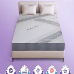 LIBRA HOMES Grey Quilted Ortho Dual Comfort Dynamic Back Support Premium Queen Mattress image 2