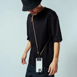 DailyObjects Beige Crossbody Phone Lanyard - Cord image 5