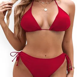 X FASHION GALLRY Halter Neck Swim Bikini Set-picture-15