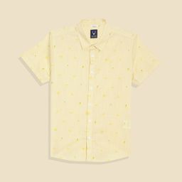 Allen Solly Junior Boys Conversational Printed Spread Collar Opaque Cotton Casual Shirt-picture-37