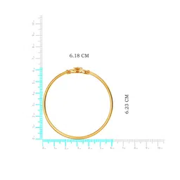 Joyalukkas Women 22KT Gold Butterfly Harmony Gold Bangle- 9.586 gms image 5