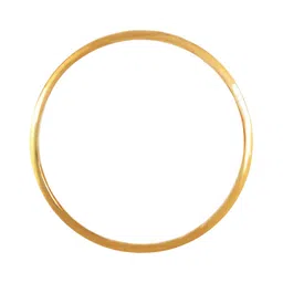 BHIMA 22K BIS Hallmark 916 Purity Yellow Gold Solid Plain Gold Couple Band Ring-picture-26