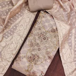 KALINI Embroidered Unstitched Dress Material-picture-18