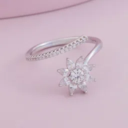 Kushal's Fashion Jewellery Gold-Plated Zircon-Studded Finger Ring-picture-29