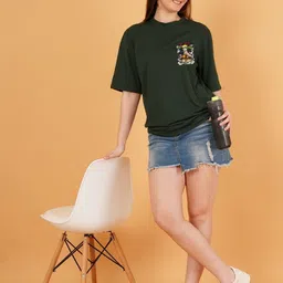 LECOWAR Women Pack Of 2 Graphic Printed T-shirt image 5