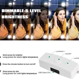 wengvo 10 LEDs 3 m White, Yellow Steady Ball Rice Lights image 5