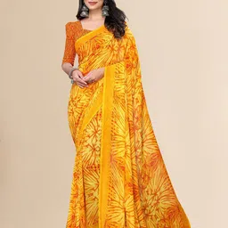 Moda Rapido Women Printed Saree With Unstiched Blouse Piece-picture-36