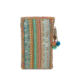 Cheemo Women Embellished Mobile Pouch Sling Bag image 4