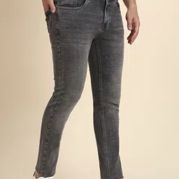 Greenfibre Men Slim Fit Mid-Rise Heavy Fade Jeans image 3