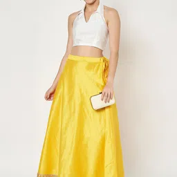 studio rasa Halter Neck Stretchable Saree Blouse image 5