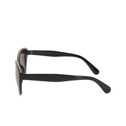 BAYBERRY Unisex Black Lens & Black Cateye Sunglasses with image 5