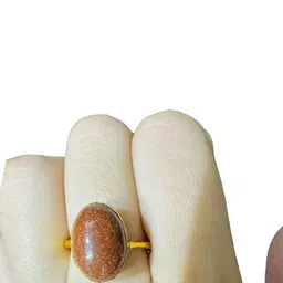 elitemart Unisex Gold-Plated Brass Finger Ring-picture-13