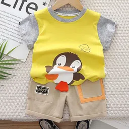 StyleCast x Revolte Boys Printed Short Sleeves T-shirt With Shorts-picture-35