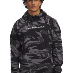 UNDER ARMOUR Men Camouflage Printed Hooded Sweatshirt-image-4