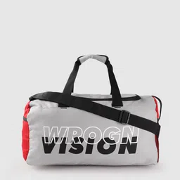 WROGN Brand Logo Printed Medium Duffel Bag-picture-16