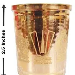 pooja ghar Copper Lakshmi Kuncham Set- Lakshmi Kubera Kuncham - Laxmi Kuncham (2.5 Inch) Decorative Showpiece - 6.35 cm image 3