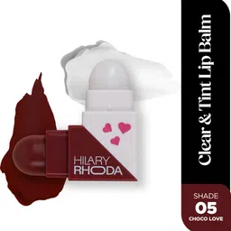 Clear & Tint Lip Balm | Hydrates & Nourishes Lips | 2 Sided Lip Balm | Shade 05 - Choco Love-image-33