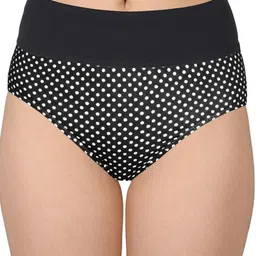 New stylish Black Cotton Silk Hipster Multicolor Panties Pack of 1-image-99