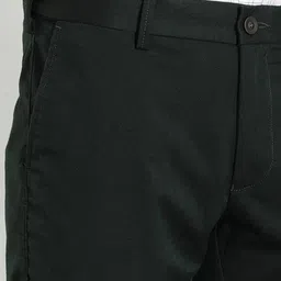 Indian Terrain Men Brooklyn Slim Fit Mid-Rise Formal Trousers image 2