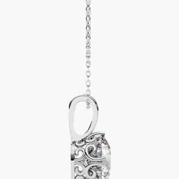 VALANOVA BIS Hallmark 18KT White Gold Diamond Studded Nosepin-0.72 gm image 3