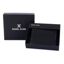 Daniel Klein Men Leather Slim Two Fold Wallet with Detachable Card Holder-picture-7