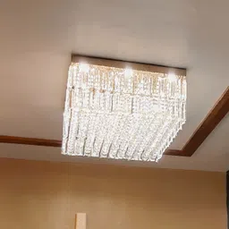 ganeshlights Crystal chandelier for living room 40*40 Fpn ww f40 Chandelier Ceiling Lamp-picture-13