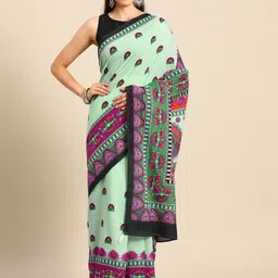 BUTA BUTI Floral Pure Cotton Saree-picture-12