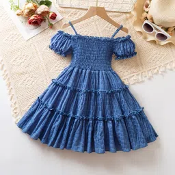 LULU & SKY Off-Shoulder Fit & Flare Dress image 3