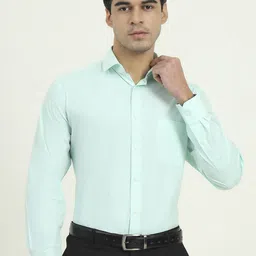Greenfibre Cutaway Collar Slim Fit Formal Cotton Shirt-picture-19