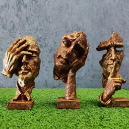 Zart Gold-Toned Idol Showpiece-picture-10