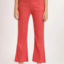 besolid Women Tailored Zip Trousers-picture-19