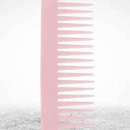 KOLORUP BEAUTY Wide Tooth Comb For Effortless Detangling- Pink image 2