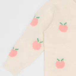 pantaloons baby Pantaloons Girls Printed Long Sleeves Round Neck Pullover image 2