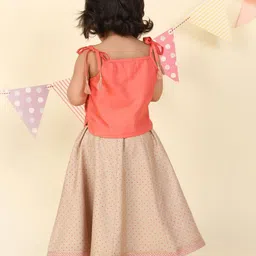 Fabindia Girls Embellished Sequinned Ready to Wear Lehenga & Choli image 4